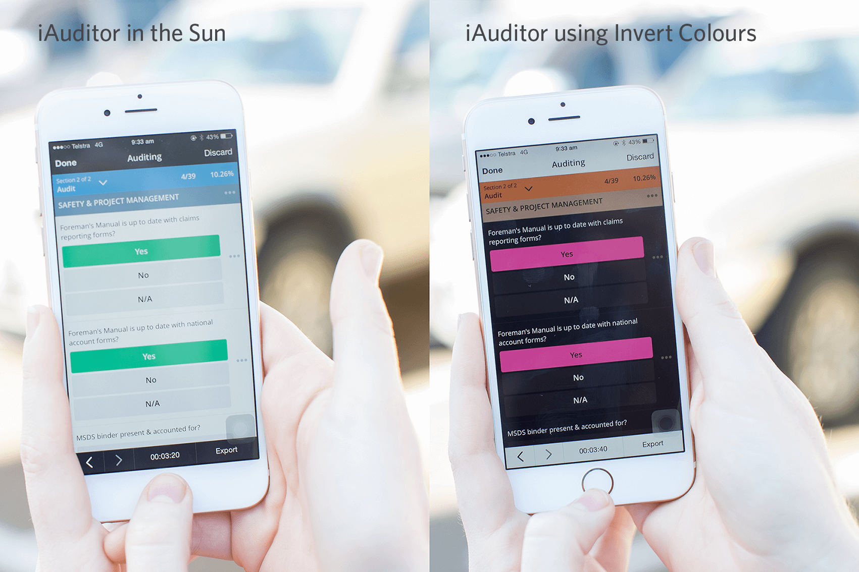 Tips to use iAuditor in the Sun | The Loop by Safetyculture