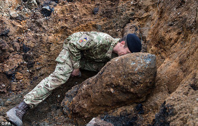 A world war two time bomb was found on a UK construction site. 