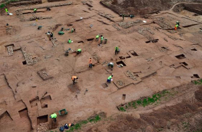 A medieval mansion was found on a UK construction site, making it one of the most bizarre findings on a construction site.